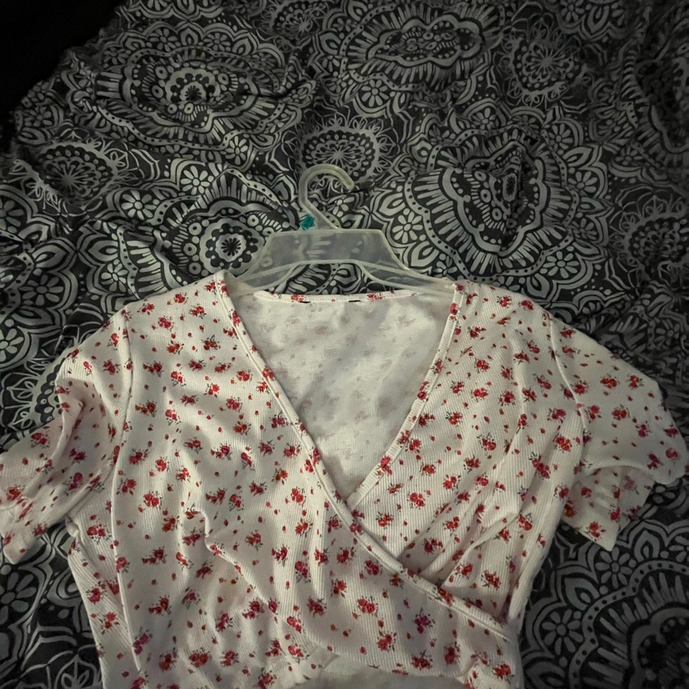 Two cute floral shirts